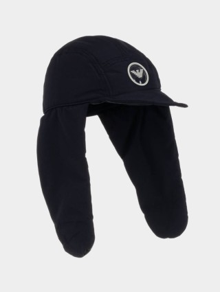 Синя шапка EMPORIO ARMANI KIDS : фото 2 - Invogue