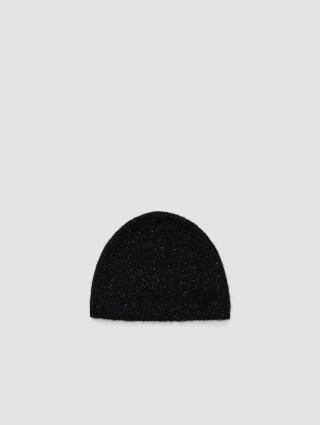 Черная шапка Joseph из твида: фото - Invogue