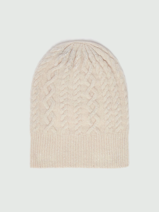 Светло-серая шапка Marella из шерсти: фото - Invogue