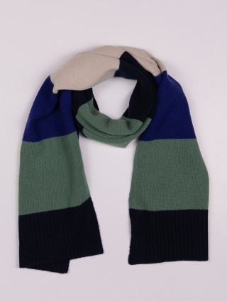 Синий шарф IL GUFO: фото - Invogue