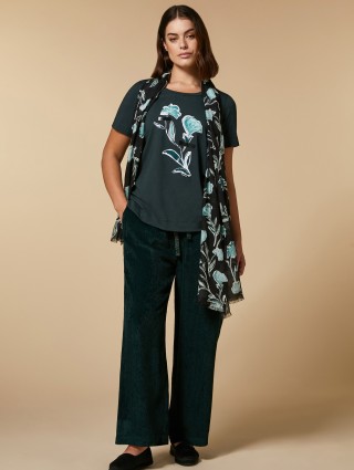 Зелёный шарф MARINA RINALDI: фото 1 - Invogue