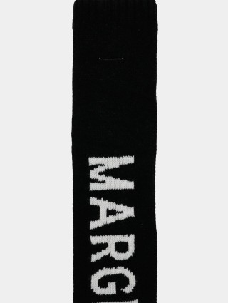 Чорний шарф MM6 MAISON MARGIELA KIDS : фото - Invogue