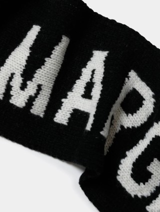 Чорний шарф MM6 MAISON MARGIELA KIDS : фото 1 - Invogue