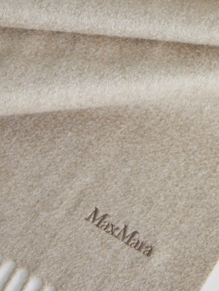 Кремовий шарф MAX MARA : фото 2 - Invogue