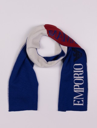 Синій шарф EMPORIO ARMANI KIDS : фото 1 - Invogue