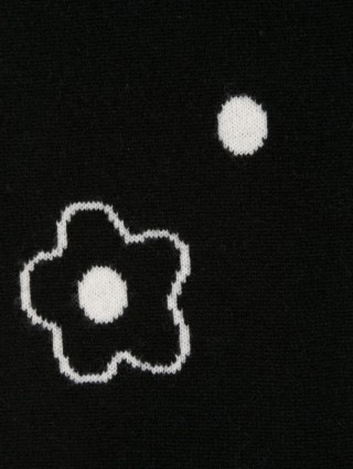 Чёрный шарф KENZO: фото 2 - Invogue