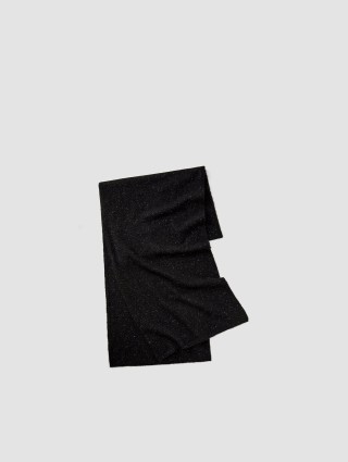 Чорний шарф Joseph в’язаний: фото 3 - Invogue
