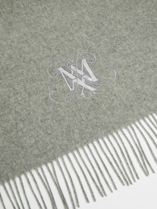 Сірий шарф Max&Co вовняний: фото 3 - Invogue