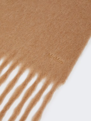 Бежевый шарф MAX MARA из шерсти: фото 1 - Invogue