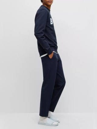 Блакитні шльопанці BOSS : фото 1 - Invogue