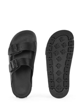 Чорні шльопанці BOSS : фото 4 - Invogue