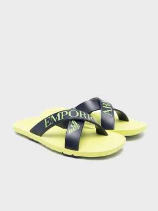 Різнокольорові шльопанці EMPORIO ARMANI KIDS: фото - Invogue