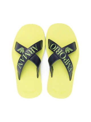 Різнокольорові шльопанці EMPORIO ARMANI KIDS: фото 2 - Invogue