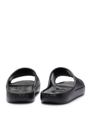 Чорні шльопанці BOSS : фото 2 - Invogue