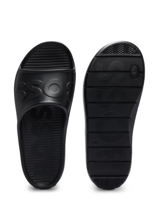 Чорні шльопанці BOSS : фото 3 - Invogue