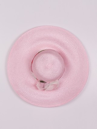 Розовая шляпа MONNALISA: фото - Invogue