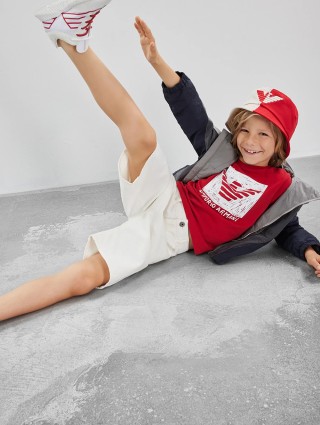 Білі шорти EMPORIO ARMANI KIDS : фото 3 - Invogue
