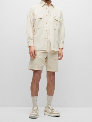 Бежеві шорти BOSS : фото 5 - Invogue