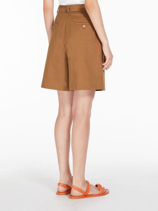 Коричневі шорти WEEKEND MAX MARA : фото 2 - Invogue