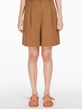 Коричневі шорти WEEKEND MAX MARA : фото 1 - Invogue