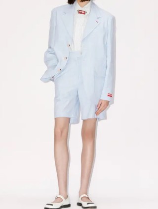 Блакитні шорти KENZO : фото 4 - Invogue