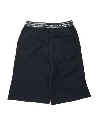 Чорні шорти BALMAIN KIDS: фото 1 - Invogue