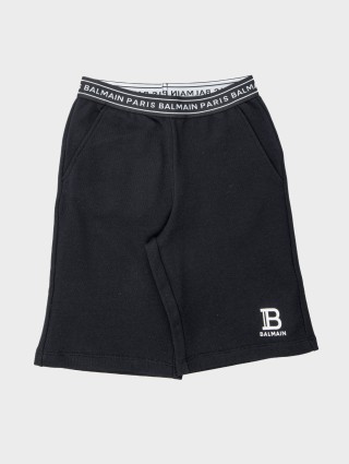 Чорні шорти BALMAIN KIDS: фото - Invogue