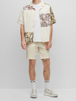 Бежеві шорти BOSS : фото 5 - Invogue