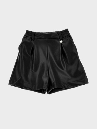 Чёрные шорты MONNALISA: фото - Invogue