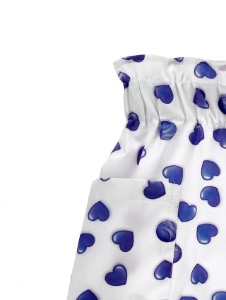 Білі шорти MONNALISA з принтом у серця: фото 1 - Invogue