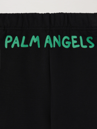 Чорні шорти PALM ANGELS бавовняні: фото 2 - Invogue