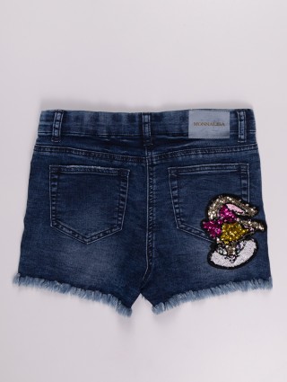Шорты джинс MONNALISA (31741): фото 1 - Invogue