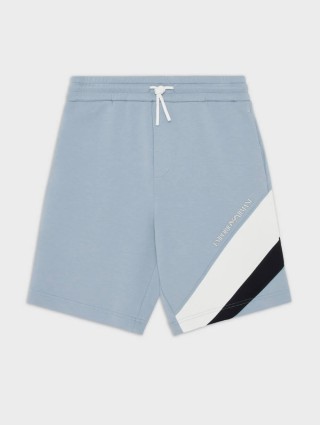 Блакитні шорти EMPORIO ARMANI KIDS : фото - Invogue