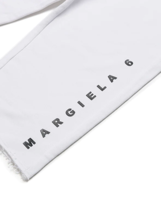 Білі штани MM6 MAISON MARGIELA KIDS : фото 2 - Invogue