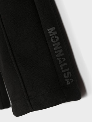 Чорні штани MONNALISA : фото 2 - Invogue