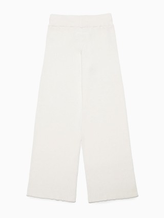 Белые брюки MM6 MAISON MARGIELA KIDS: фото 1 - Invogue