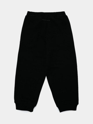 Чёрные джоггеры MM6 MAISON MARGIELA KIDS: фото 1 - Invogue