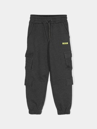 Сірі штани MSGM KIDS : фото - Invogue