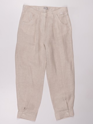 Бежеві штани IL GUFO : фото - Invogue