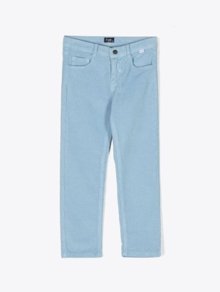 Бирюзовые брюки IL GUFO: фото - Invogue