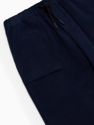 Синие джоггеры EMPORIO ARMANI на кулиске: фото 2 - Invogue