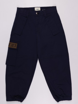 Синие брюки FENDI KIDS: фото - Invogue