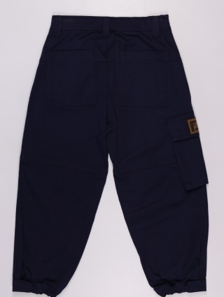 Синие брюки FENDI KIDS: фото 1 - Invogue