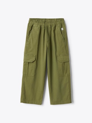 Зелені штани IL GUFO карго: фото - Invogue