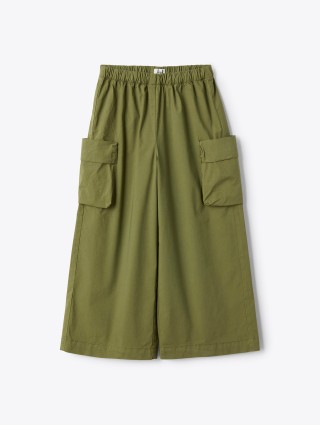 Зелені брюки IL GUFO палаццо: фото - Invogue