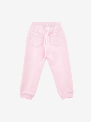 Рожеві джогери MONNALISA з квітковим принтом: фото 1 - Invogue