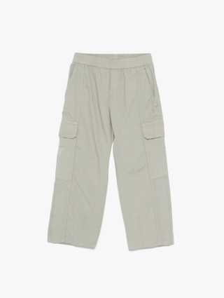 Сірі брюки EMPORIO ARMANI KIDS з бавовни: фото - Invogue