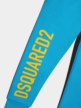 Блакитні штани DSQUARED KID : фото 2 - Invogue