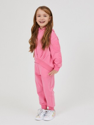 Розовые брюки MONNALISA: фото 3 - Invogue