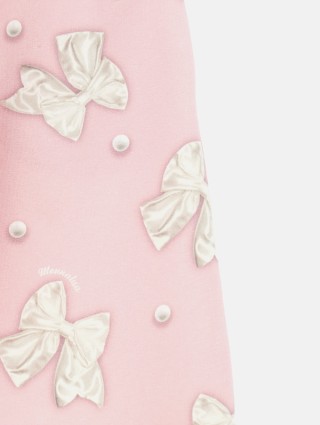 Рожеві джогери MONNALISA з принтом: фото 2 - Invogue